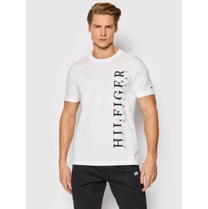 Tommy Hilfiger pánské bílé triko Vertical - M (YBR)