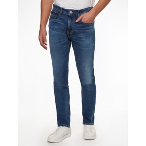 Tommy Jeans pánské tmavě modré džíny AUSTIN - 33/32 (1BK)