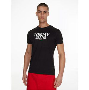 Tommy Jeans pánské černé tričko - M (BDS)