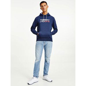 Tommy Jeans pánská tmavě modrá mikina - XXL (C87)