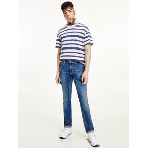 Tommy Jeans pánské tmavě modré džíny SCANTON SLIM - 33/32 (1A5)