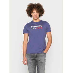 Tommy Jeans pánské tmavě fialové triko - XL (C8I)