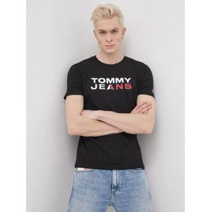 Tommy Jeans pánské černé triko - XL (BDS)