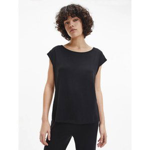 Calvin Klein dámské černé tričko - L (UB1)