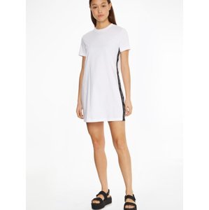 Calvin Klein dámské bílé šaty - S (YAF)