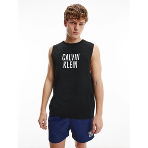 Calvin Klein pánské černé plážové tílko - L (BEH)