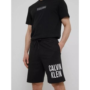 Calvin Klein pánské černé teplákové kraťase - S (BEH)