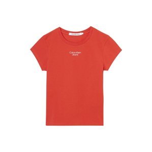 Calvin Klein dámské červené tričko - S (XL1)