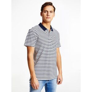 Tommy Jeans pánské pruhované polo tričko - M (C87)