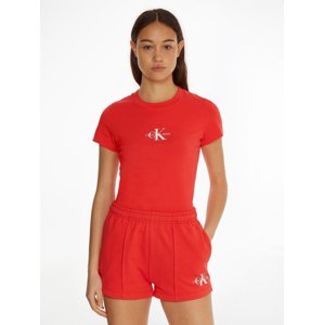Calvin Klein dámské červené tričko - L (XL1)