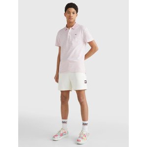 Tommy Jeans pánské pruhované polo tričko - M (TH9)