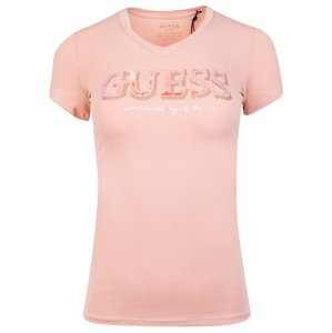 Guess dámské tmavě růžové tričko - L (G6M1)
