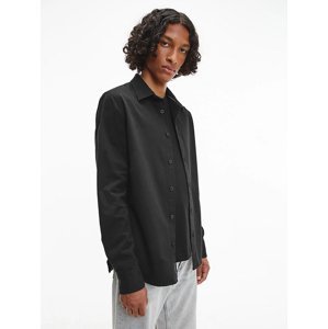 Calvin Klein pánská černá keprová košile - XL (BEH)