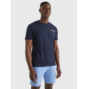 Tommy Hilfiger pánské tmavě modré triko - XL (DW5)