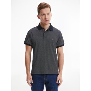 Tommy Hilfiger pánské modré polo Micro