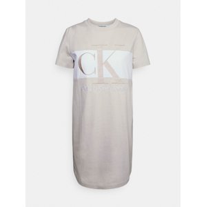 Calvin Klein dámské béžové šaty - M (ACF)