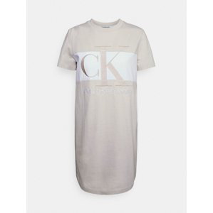 Calvin Klein dámské béžové šaty - S (ACF)