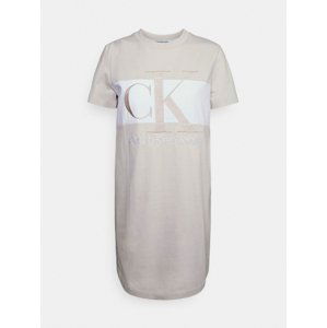 Calvin Klein dámské béžové šaty - L (ACF)