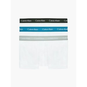Calvin Klein pánské bílé boxerky 3pack - M (1TS)