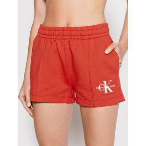 Calvin Klein dámské červené teplákové šortky - L (XL1)