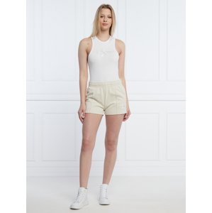 Calvin Klein dámské béžové teplákové šortky - XS (ACF)