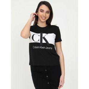 Calvin Klein dámské černé triko - S (BEH)