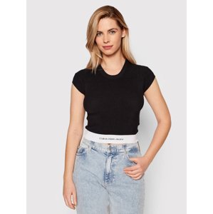 Calvin Klein dámský černý cropped top - M (BEH)