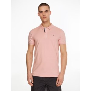 Tommy Jeans pánské růžové polo tričko - XXL (TH9)