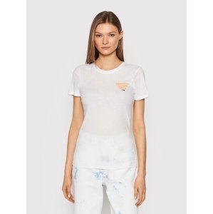 Tommy Jeans dámské bílé tričko - M (YBR)
