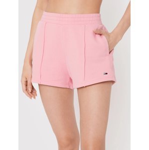 Tommy Jeans dámské růžové šortky - M (THE)