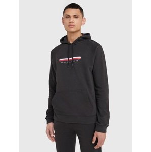 Tommy Hilfiger pánská černá mikina OH Hoodie - XL (BDS)