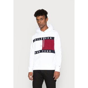 Tommy Hilfiger pánská bílá mikina Structure