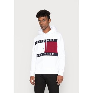 Tommy Hilfiger pánská bílá mikina Structure - XL (YBR)