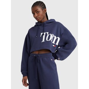 Tommy Jeans dámská tmavě modrá mikina - L (C87)