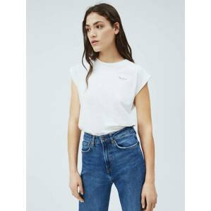 Pepe Jeans dámské bílé tričko - XL (803)