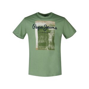 Pepe Jeans pánské zelené tričko Sawyer - M (674)