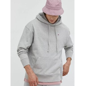 Tommy Jeans pánská šedá mikina - XL (PJ4)