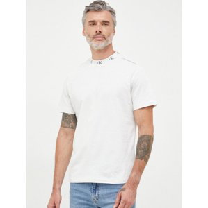 Calvin Klein pánské světlešedé tričko - L (PRF)