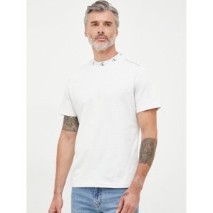 Calvin Klein pánské světlešedé tričko - M (PRF)