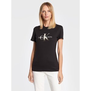 Calvin Klein dámské černé tričko - L (BEH)
