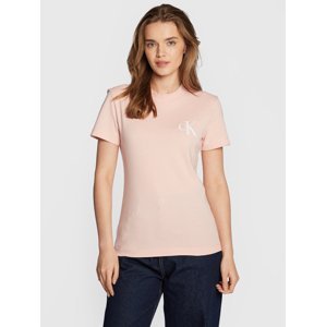 Calvin Klein dámské růžové tričko - S (TKY)