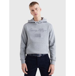 Tommy Hilfiger pánská šedá mikina - XL (ZN2)