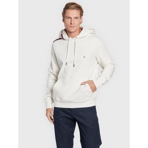 Tommy Hilfiger pánská krémová mikina - L (YBI)