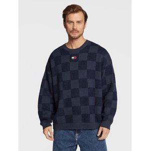 Tommy Jeans pánský tmavěmodrý svetr - XL (C87)