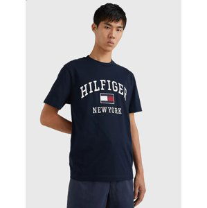 Tommy Hilfiger pánské modré triko Modern Varsity - XXL (DW5)