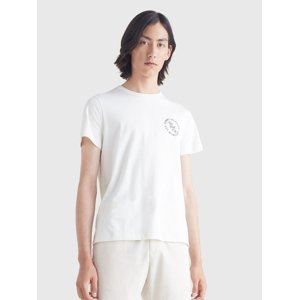 Tommy Hilfiger pánské bílé triko Circle - XL (YBI)