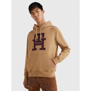 Tommy Hilfiger pánská hnědá mikina - XXL (GW8)