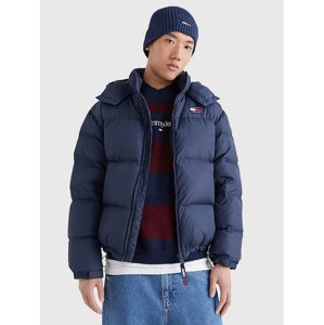 Tommy Jeans pánská modrá bunda ALASKA - XXL (C87)