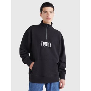 Tommy Jeans pánská černá mikina