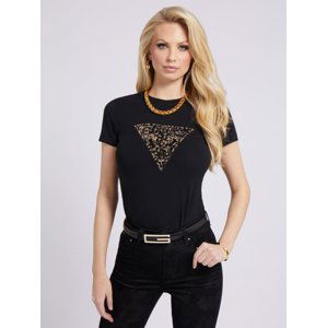 Guess dámské černé tričko - XL (JBLK)